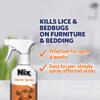 Nix Lice Treatment Hair and Home Kit, Ultra Hair Solution (3.4 Fl Oz), Home Defense Bedbug and Lice Killing Spray (5 Fl Oz) view 4