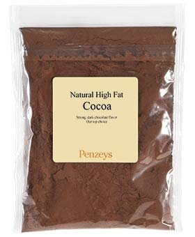 Natural Cocoa Powder By Penzeys Spices 6.4 oz 1.5 cup bag (Pack of 1)