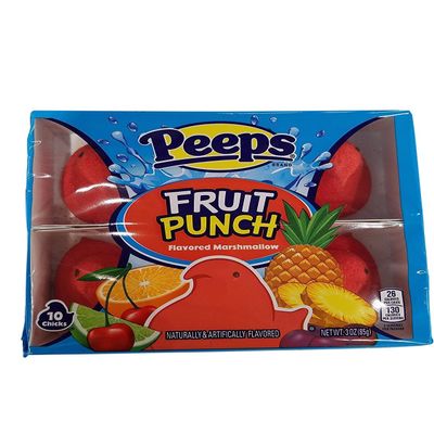 Peeps Fruit Punch Flavored Marshmallow, 10 Chicks, 3oz