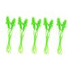 FZBNSRKO 20 Pcs (10 Pairs) Silicone Swim Earplugs Gel Soft Flanged Aqua Block Earplug Corded String Ear Plugs for Swimming,Yellow view 3