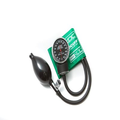 ADC Diagnostix 720 Premium Professional Pocket Aneroid Sphygmomanometer with Adcuff Nylon Blood Pressure Cuff, Child, Green