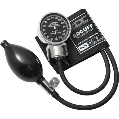ADC 700-9CBK Aneroid Sphygmomanometer, Black, Child