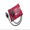 ADC Diagnostix 720 Premium Professional Pocket Aneroid Sphygmomanometer with Adcuff Nylon Blood Pressure Cuff, Large Adult, Burgundy view 1