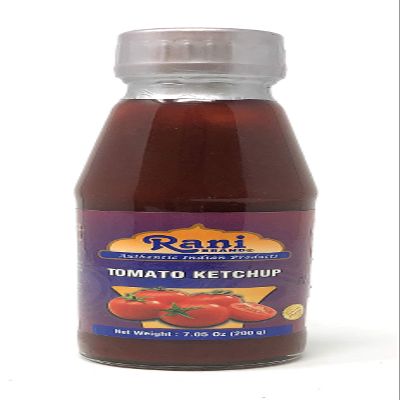 Rani Tomato Ketchup Sauce 7oz (200g) Glass Jar, Vegan ~ Gluten Free | NON-GMO | No Colors | Indian Origin (Tomato Ketchup)