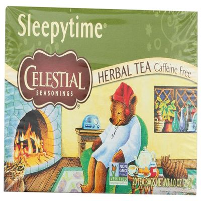 Celestial Seasonings Herbal Tea - Sleepytime - Caffeine Free - 20 Bags (Pack of 2)