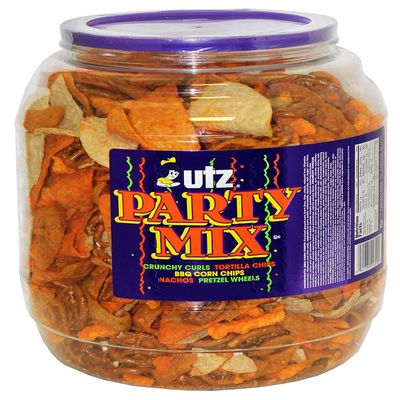 Utz Party Mix, 43 oz Barrel
