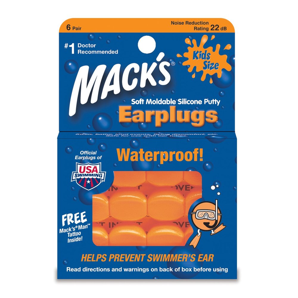 Mack's 6 Pair Pillow Soft Ear Plugs - Kid Size