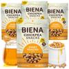 BIENA Chickpea Snacks - Crunchy Roasted Chickpeas - High Fiber Protein Snacks for Adults and Kids - 4-Pack, 5 Ounce Bags - Honey Roasted view 1
