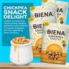 BIENA Chickpea Snacks - Crunchy Roasted Chickpeas - High Fiber Protein Snacks for Adults and Kids - 4-Pack, 5 Ounce Bags - Honey Roasted view 3