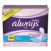 Always Thin Daily Panty Liners, Regular, 120/pack, 6 Packs/carton view 1