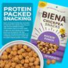 BIENA Chickpea Snacks - Crunchy Roasted Chickpeas - High Fiber Vegan Protein Snacks for Adults and Kids - 4-Pack, 5 Ounce Bags - Rockin Ranch view 3