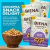 BIENA Chickpea Snacks - Crunchy Roasted Chickpeas - High Fiber Vegan Protein Snacks for Adults and Kids - 4-Pack, 5 Ounce Bags - Rockin Ranch view 4