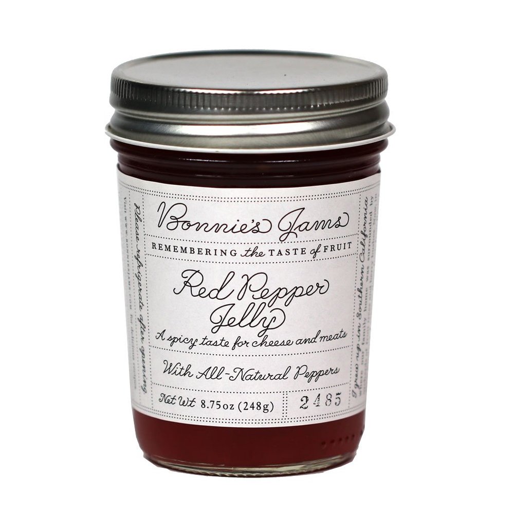 Bonnie's Jams Jam Red Pepper - 8.75 Oz. (Pack of 6)