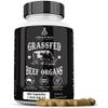Ancestral Supplements Grass Fed Beef Organ Supplement, Supports Whole Body Wellness with Proprietary Blend of Liver, Heart, Kidney, Pancreas, Spleen, Freeze-Dried Beef, Non-GMO, 180 Capsules view 1