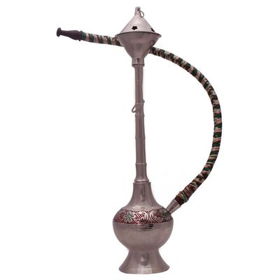 White Metal Colorful Meenakari Work Real Hukka 121