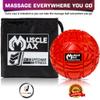 Muscle Max Massage Ball - Therapy Ball for Trigger Point Massage - Deep Tissue Massager for Myofascial Release - Mobility Ball for Exercise & Recovery view 3