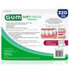 GUM Soft-Picks Original, Easy to Use Dental Picks for Teeth Cleaning and Gum Health, Disposable Interdental Brushes with Convenient Carry Case, Dentist Recommended Dental Picks, 320 Count view 3