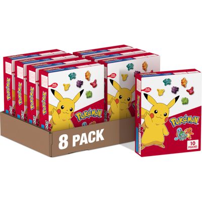 Betty Crocker Nintendo Pokmon, Fruit Snacks, 10 ct, 8 oz (Pack of 8)