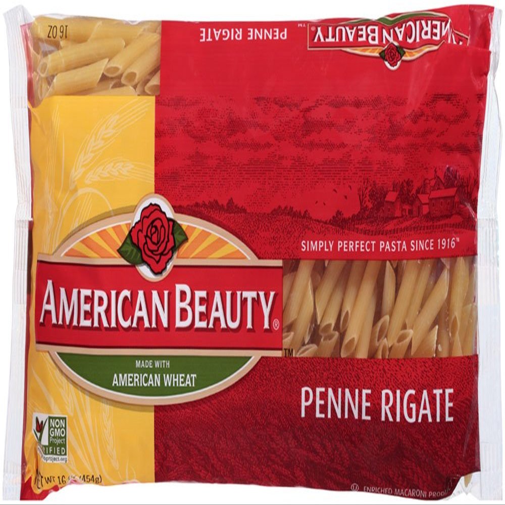 American Beauty Penne Rigate, 16-Ounce