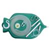 Enema Bag Kit for Colon Cleansing with Platinum Cured Silicone Hose (2 Quart, Open Top) - Green view 2