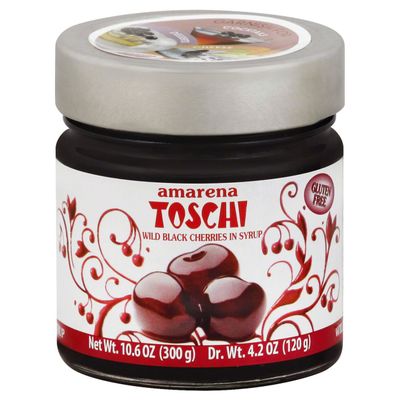 Amarena Toschi Black Cherries in Syrup 10.06 oz