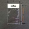 2x8 Hang TOP Clear Resealable Cello Cellophane Bags w/Hanging Header - Pack of 100 view 2