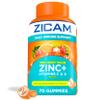 Zicam Daily Immune Support, Gummy Supplement, Zinc, Vitamin C and Vitamin D, Citrus Strawberry Flavor, 70 Count view 1