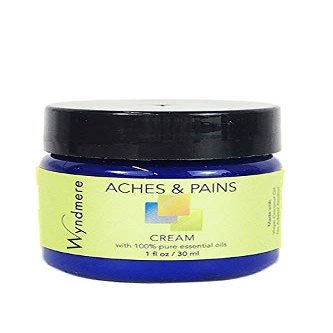 Wyndmere Aches & Pains Cream - Handcrafted with All Natural Ingredients and 100% Pure Essenial Oils - Paraben Free -1oz