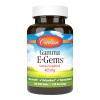 Carlson - Gamma E-Gems, 465 mg, Gamma Tocopherol, Vitamin E Tocopherol, Optimal Wellness, 120 Softgels view 1