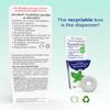 Eco-Dent GentleFloss Dental Floss, Waxed, Mint - Floss with Vegan Plant-Based Wax, Recyclable Cardboard Packaging, 100 Yds Ea (Pack of 2) view 2