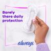 Always Radiant Liners, Unscented, 96 Count,Pack of 4 (Total 384 Count) (Packaging May Vary) view 4