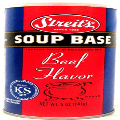 Streit's Soup Base Beef Flavor, Instant Soup and Seasoning Mix, Kosher Certified, 5 Oz (3-Pack)