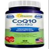 aSquared Nutrition CoQ10 (400mg Max Strength, 100 Veggie Capsules) - High Absorption Coenzyme Q10 Powder - Ubiquinone Supplement Pills, Extra Antioxidant CO Q-10 Enzyme Vitamin Tablets, Coq 10 400 mg view 1