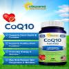 aSquared Nutrition CoQ10 (400mg Max Strength, 100 Veggie Capsules) - High Absorption Coenzyme Q10 Powder - Ubiquinone Supplement Pills, Extra Antioxidant CO Q-10 Enzyme Vitamin Tablets, Coq 10 400 mg view 2