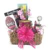 2 Sisters Gift Baskets Pretty in Pink Ladies Gift Basket view 1