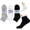 18 Pairs Diabetic Ankle Circulatory Socks Health Support Mens Loose Fit 10-13 Non Binding Top Loose Fitting Circulatory Diabetic Cotton Blend Low Cut Ankle Socks Foot Protection Fits 8-12 Men Shoe view 1