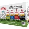 Boulder Canyon Kettle Style Potato Chips Variety Pack, 24 Count, Assorted 1.5oz. Bags, Olive Oil Classic Sea salt, Hickory BBQ, Sea Salt & Cracked Pepper, Classic Sea salt view 1