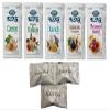 (25 Packets) Ken's Steak House Assorted Salad Dressing 5 Flavors 1.5 oz Packets. (Caesar, Ranch, Creamy Italian, Balsamic Vinaigrette, Thousand Island ). Includes HolanDeli Mints. view 1