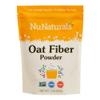 NuNaturals Oat Fiber Powder, All Natural Non-GMO, Supports Digestive Health, 1 lb view 1