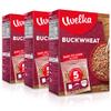 Uvelka Kasha Buckwheat BOIL IN BAG - 5x80Gr (14oz), Pack of 3, Organic Food view 1