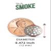 10 Premium Curved 304 Stainless Steel Concave Pipe Screens (.472" (12 mm) - 10 Pack) view 3