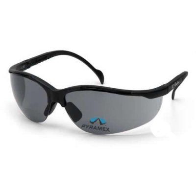 2.0 Black Frame/Gray Lens V2 Readers (2 Glasses)