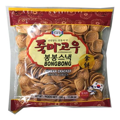 Surasang Joongmago Korean Traditional Crackers (Bongbong, 1 Pack)