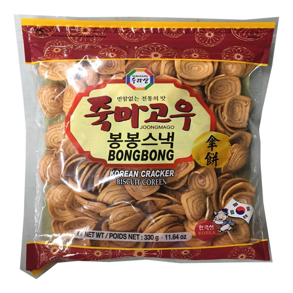 Surasang Joongmago Korean Traditional Crackers (Bongbong, 1 Pack)