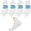 12 Pair Diabetic Ankle Circulatory Socks Health Support Mens Fit White Size 9-11 view 4