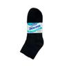 3 Pair Diabetic Ankle Circulatory Socks Health Support Mens Fit Black Size 9-11 view 2