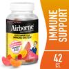 Airborne 750mg Vitamin C Immune Support Supplement Gummies for Adults, Assorted Fruit Flavor, Gluten Free Crafted Blend with Powerful Antioxidants Vitamins A C & E, 42 Gummies (4 Pack) view 2