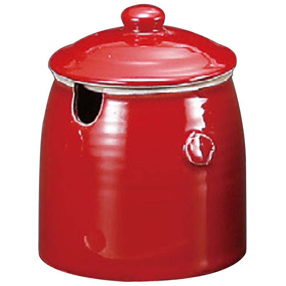 Yamasita Craft 11464330 Sunny Red Cutting Sauce, Small, 3.1 x 3.1 x 4.1 inches (8 x 8 x 10.5 cm), 10.1 fl oz (300 cc)