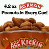 ASS KICKIN' Chipotle Honey Roasted Spicy Hot Peanuts  4.2 Oz. - Ultimate Spicy Gourmet Gift Peanuts - Try if you dare! view 2