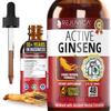 Active Ginseng Korean Red Panax Ginseng with Natural Ginsenosides - All-Natural Advanced Liquid Solution for 2X Absorption - Supports Healthy Energy, Vitality, Mood and More view 1